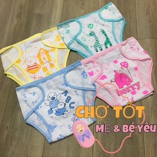 COMBO 10 TÃ DÁN SƠ SINH COTTON MỀM MẠI SIZE 1,2,3