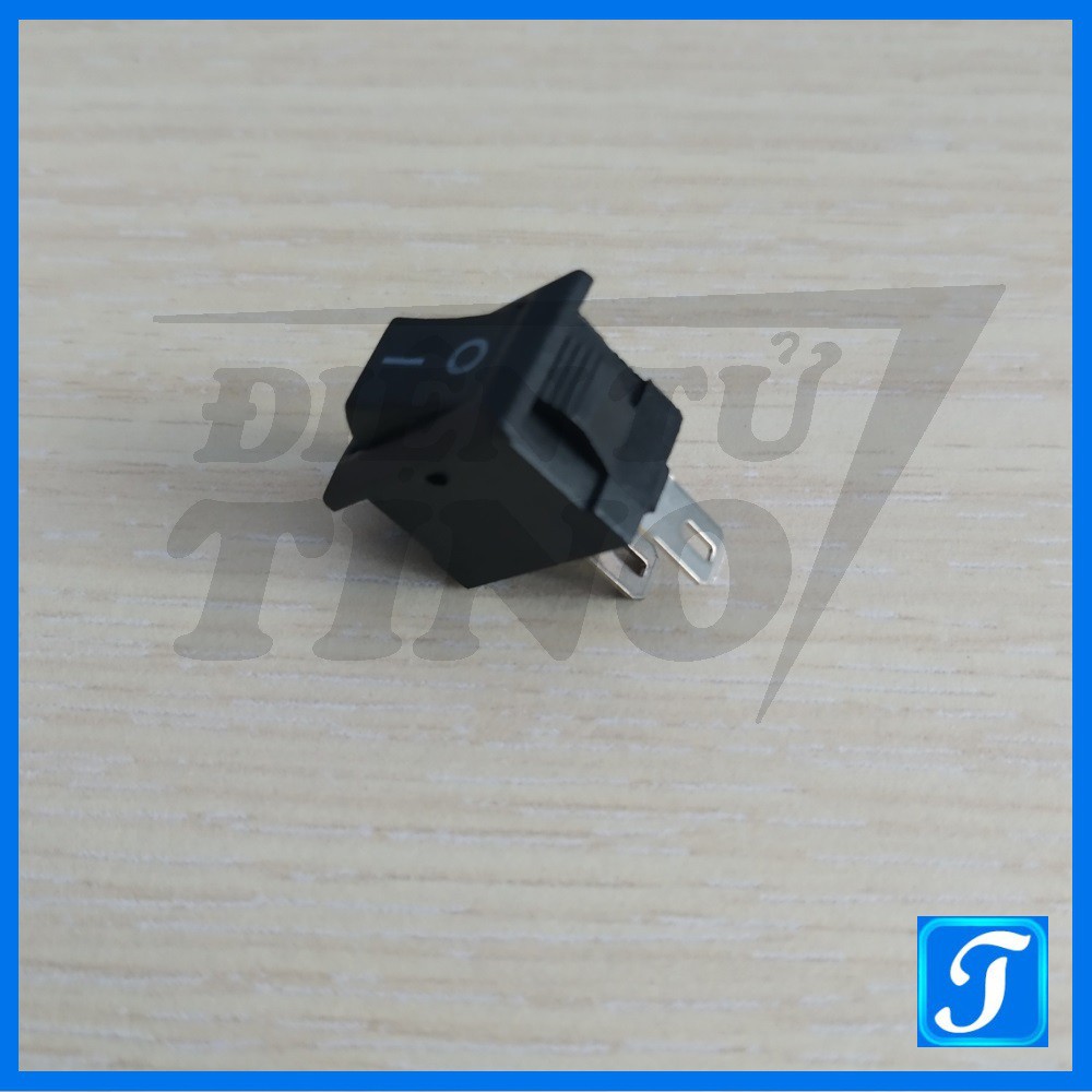 Công tắc bập bênh 3A 250V 15x10mm KCD1-11 Đỏ Đen Trắng tùy chọn