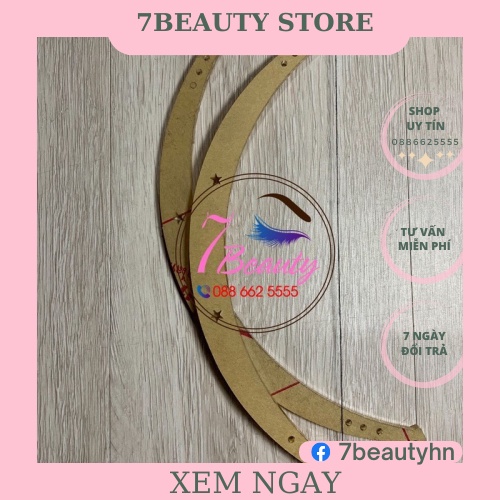 Thước Kẻ Lông Mày Hình Cung - Vẽ Chân Mày Đẹp Cân Xứng