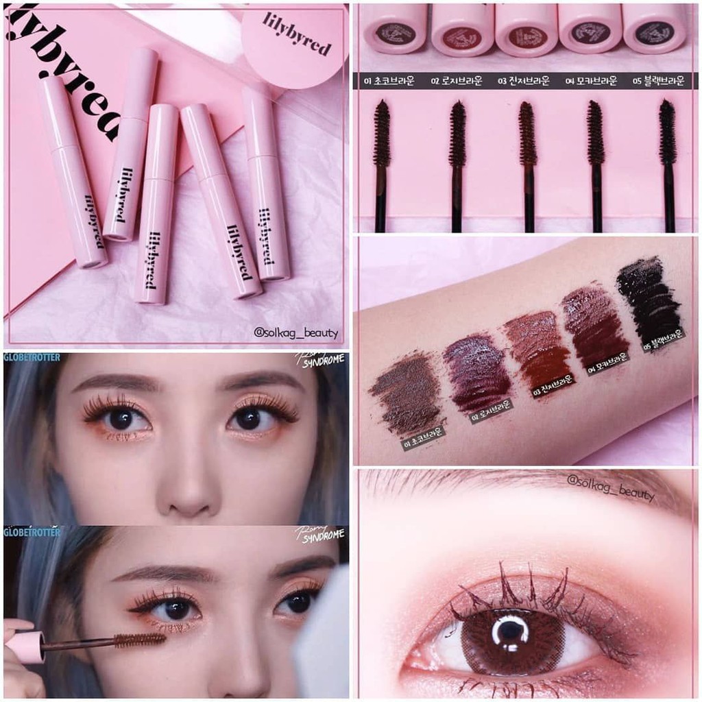 Mascara Chống Trôi Giữ Màu Lilybyred am9 To pm9 Survival Colorcara