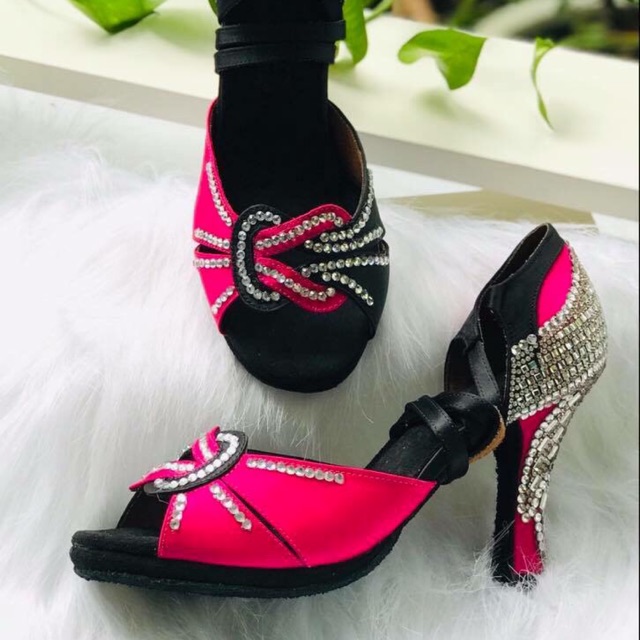 Giày khiêu vũ latin nữ đính đá