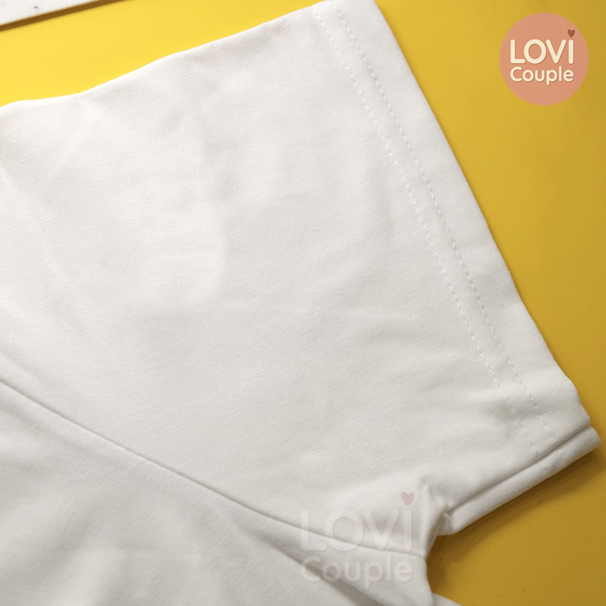 [Dòng Cao Cấp] Áo thun cặp Đen Trắng Logo DC120