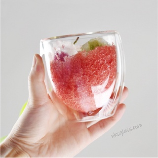 Ly thủy tinh ISO.48 loại 2 lớp dung tích 250ml chịu nhiệt