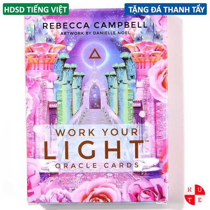  Bài Oracle Work Your Light Oracle 44 Lá Bài Tặng Hướng Dẫn Tiếng Việt Và Đá Thanh Tẩy C8