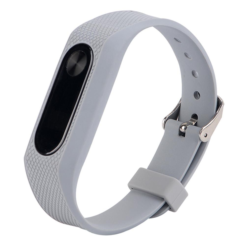 220mm Silicone Strap Bracelet Wristband Replacement for Xiaomi Miband 2