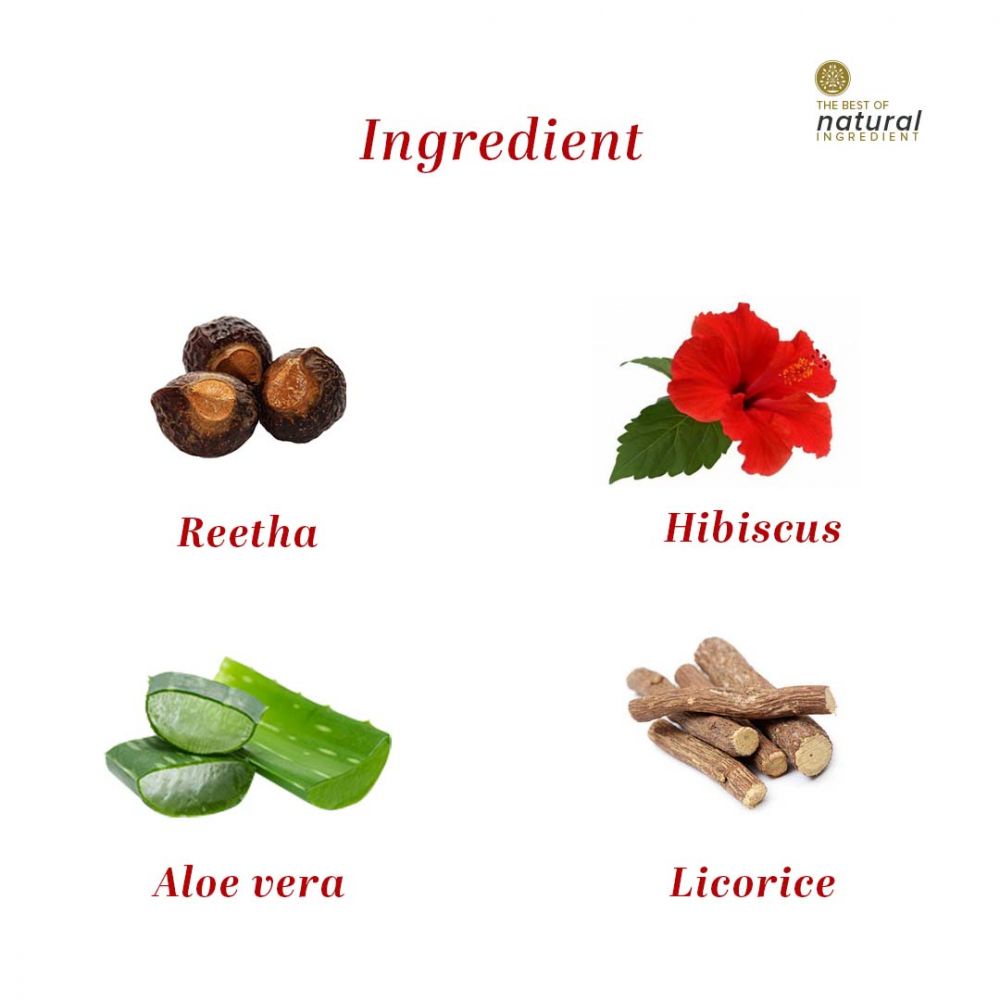 Hibiscus & Aloevera Hair Cleanser - Dầu Gội được chiết xuất từ Nha Đam & Hoa Dâm Bụt