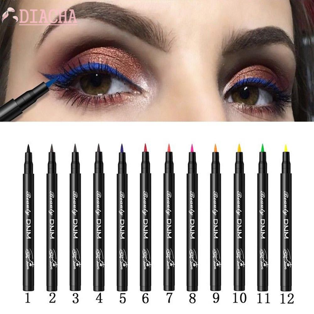 [Hàng mới về] Bút kẻ mắt nước 12 màu tùy chọn chống thấm nước lâu trôi