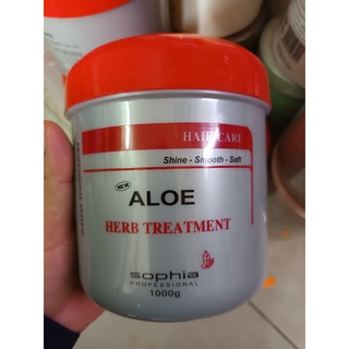 Kem hấp ủ tóc lô hội aloe herb treatment sophia 1000ml