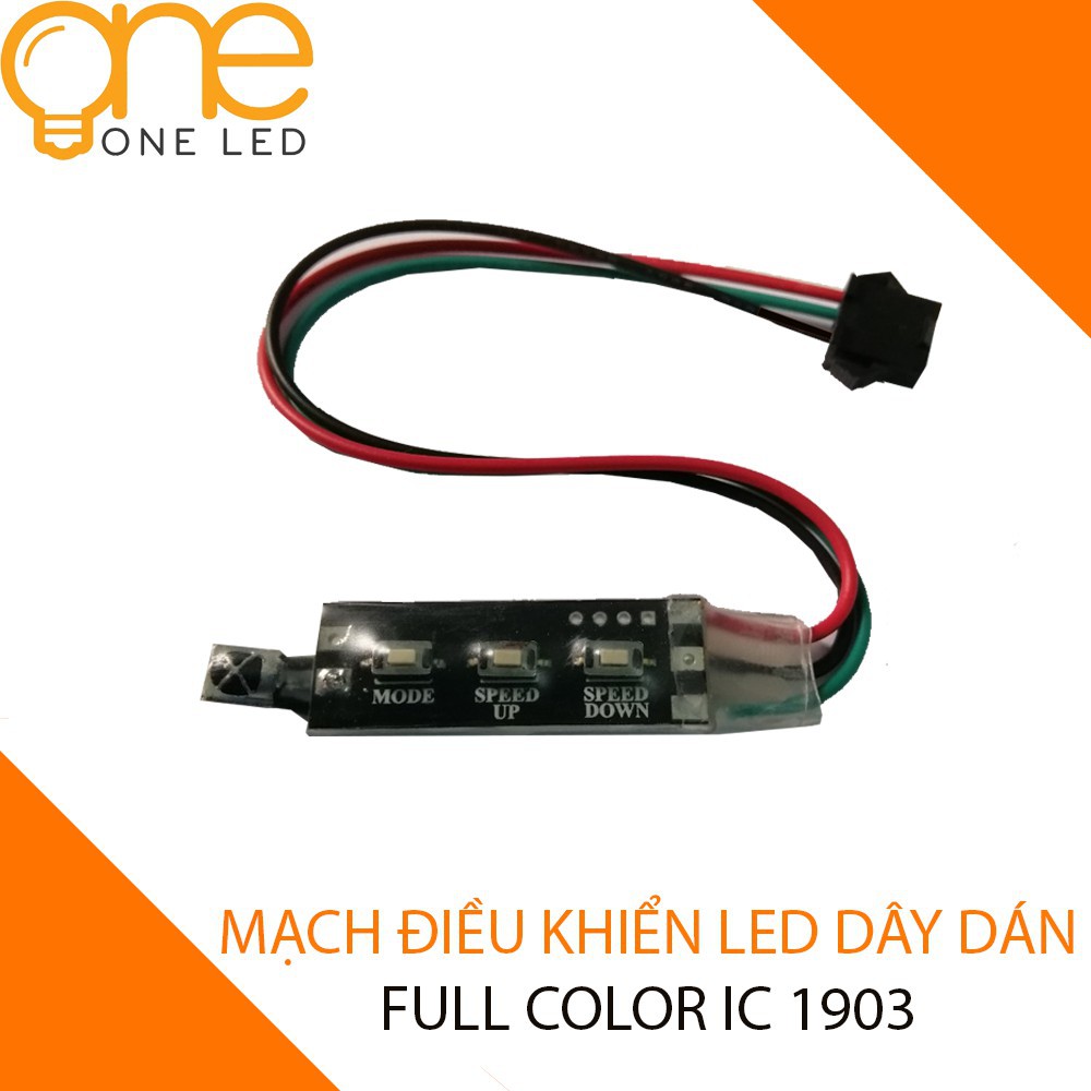 Mạch điều khiển LED DÂY DÁN FULLCOLOR 1903 OneLED (tặng kèm remote 24 phím)