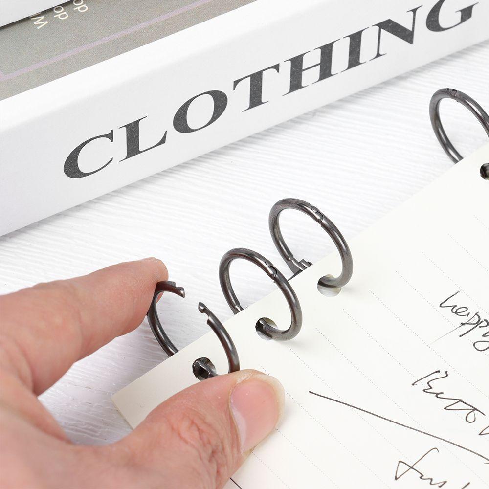 LEISURE Set 2 Bìa Đựng Tài Liệu Hình Chiếc Lá / Chiếc Nhẫn Xoắn Ốc Có Thể Nạp Đầy Lại