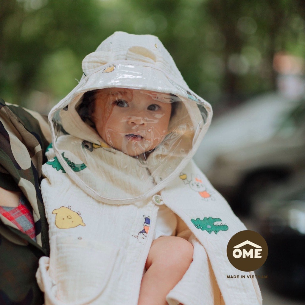 ÁO CHOÀNG OME CHO BÉ |ÁO CHOÀNG ĐA NĂNG - CHỐNG NẮNG - CHỐNG LẠNH - CHẮN GIỌT BẮN| Cao cấp |Chính hãng|