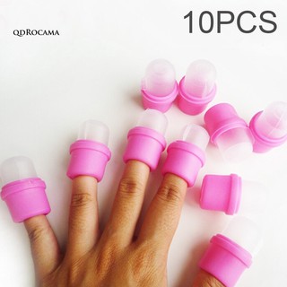 Bộ 10 dụng cụ bọc đầu ngón tay hỗ trợ tháo móng tay giả chuyên nghiệp