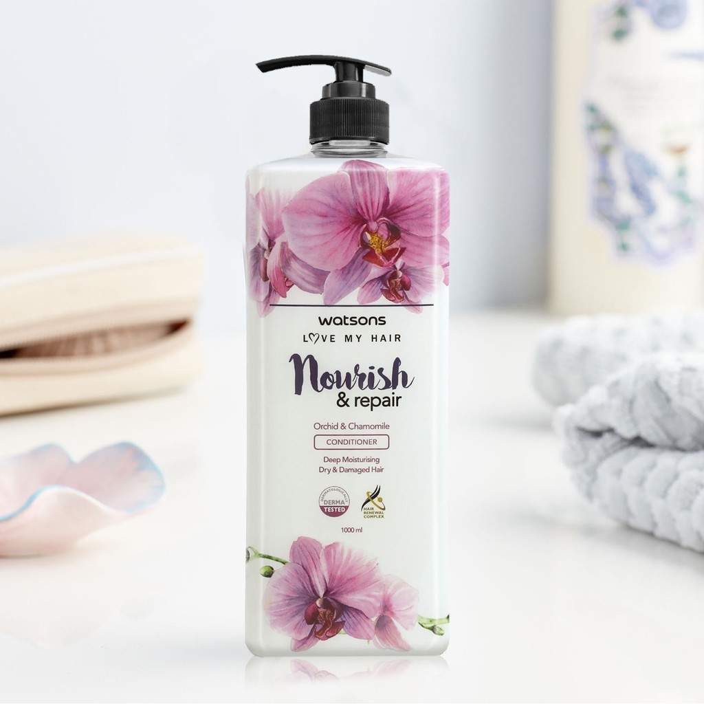 Dầu Xả Watsons Orchid &amp; Chamomile Conditioner 1000ml