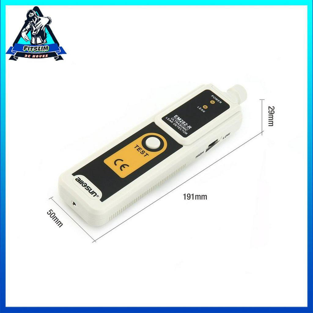Máy dò rò rỉ siêu âm Allsun EM282 Màn hình rò rỉ khí lỏng Màn hình LED chỉ báo