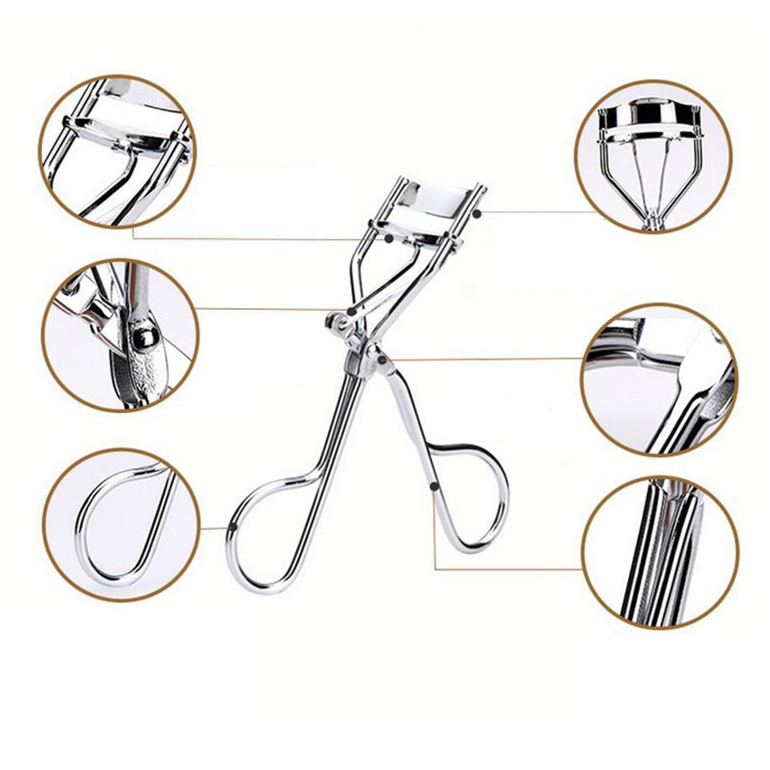 [2020] Professional Handle Eyelash Curler Clip Eye Curling Beauty Makeup Tool Cosmetic TPE