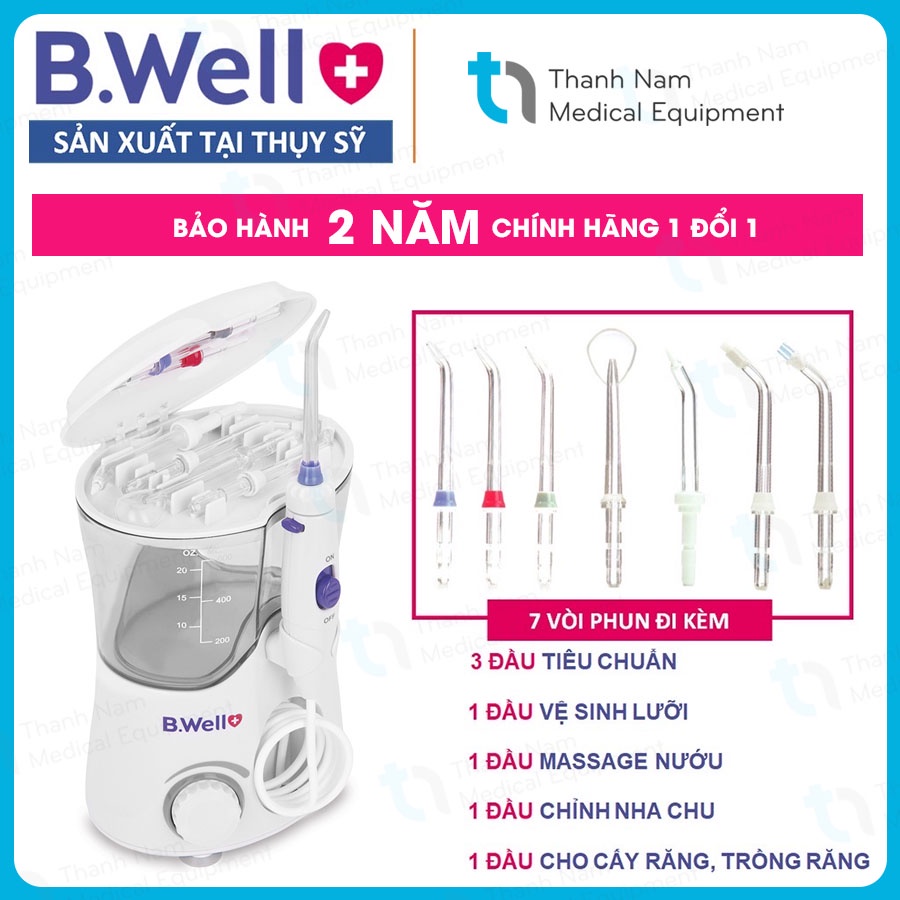 [BẢO HÀNH 2 NĂM ] Máy Tăm Nước Bwell Sản Xuất Tại Thụy Sĩ