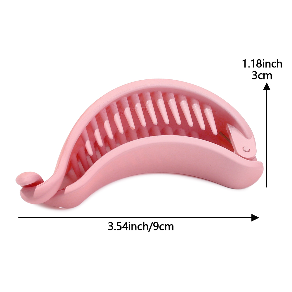 Kẹp Tóc Móng Vuốt Hình Quả Chuối Màu Sắc Ngọt Ngào Đáng Yêu Cho Nữ