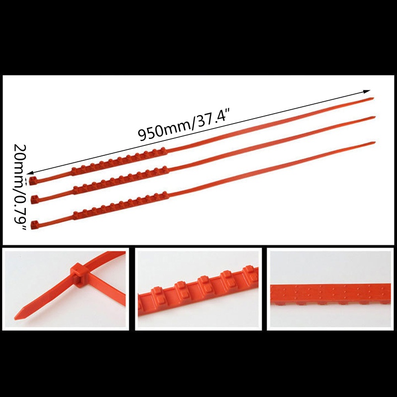 Bộ 10 Dây Bọc Bánh Xe Chống Trượt Cho Xe Hơi