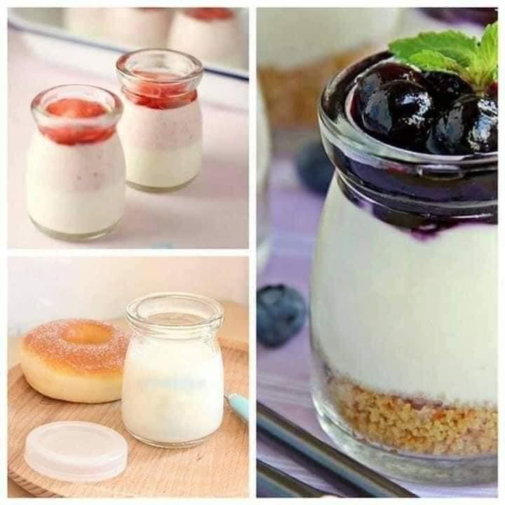 Lọ thuỷ tinh cao cấp làm sữa chua có nắp | BigBuy360 - bigbuy360.vn