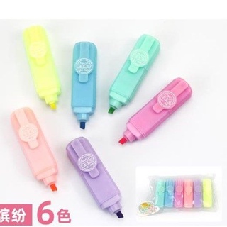 Sét 6 bút dạ quang cute