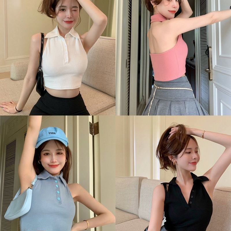 COZOK Sleeveless Simple Versatile Sexy Vest