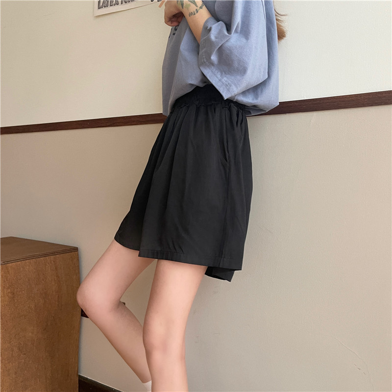 SUXI Quần Short Nữ Lưng Cao Thời Trang Hàn