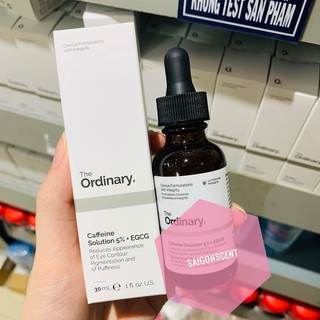 Tinh chất thăm quần mắt The Ordinary Caffeine Solution 5% + EGCG ( 30mL )