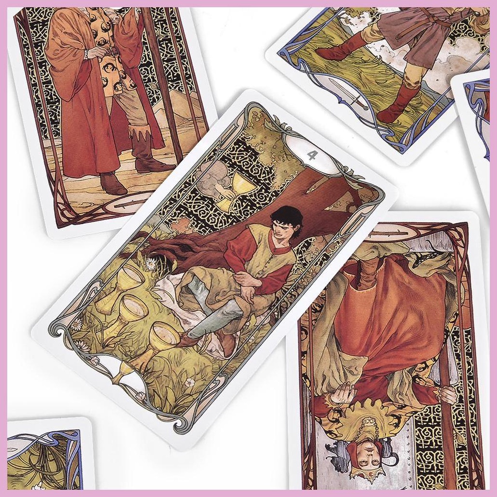 Bộ Bài tarot 78 Lá Màu Vàng