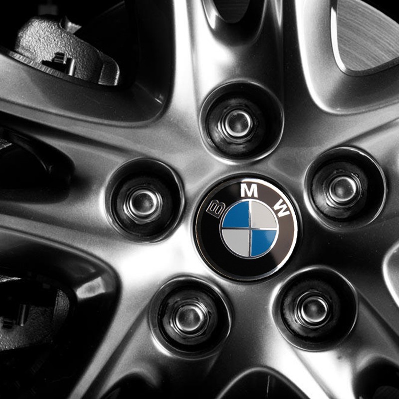 Set 4 Nắp Đậy Trục Bánh Xe Hơi 56mm 60mm 68mm Chuyên Dụng Cho BMW X1 X3 X5 X6 1 2 5 7 Series