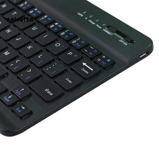 ✡COD✡7/10inch Mini Slim Wireless Bluetooth Keyboard Keypad for Phone Tablet Laptop