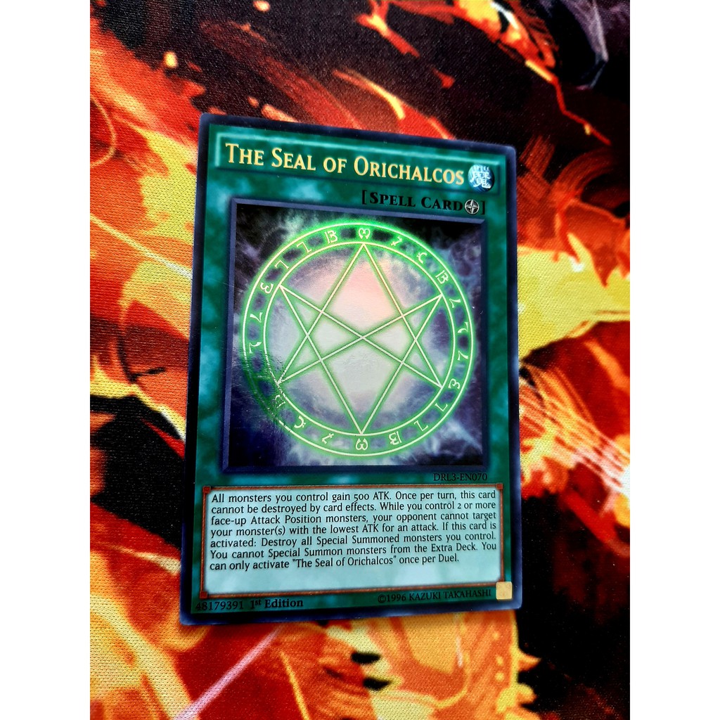 [ĐỖ LẠC SHOP ] THẺ BÀI YUGIOH - SPELL - The Seal of Orichalcos - DRL3-EN070 - Ultra Rare 1st