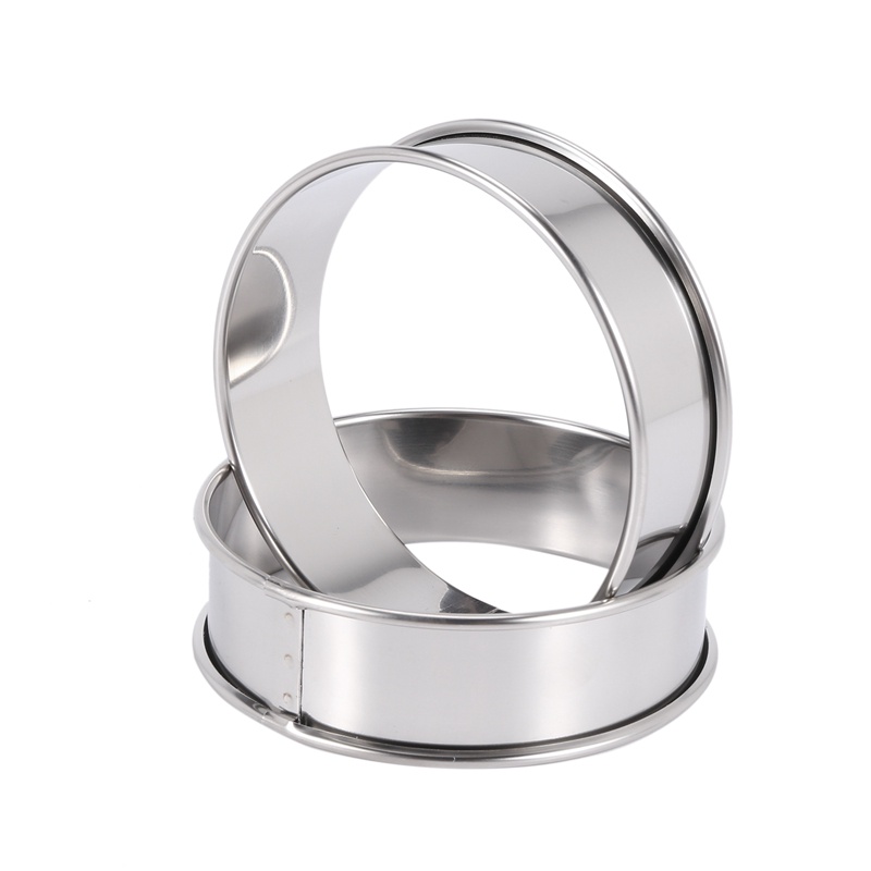 Khuôn Làm Bánh Tart Tròn Bằng Thép Không Gỉ 12 Ngăn