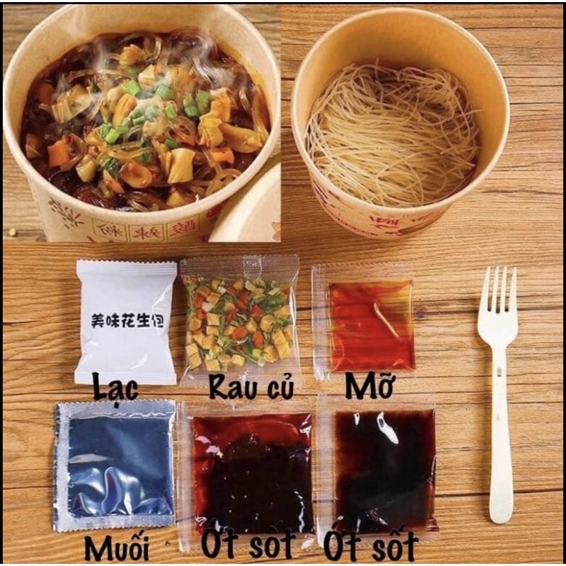 Miến lạnh Trùng Khánh chua cay thùng 6 hộp 142g