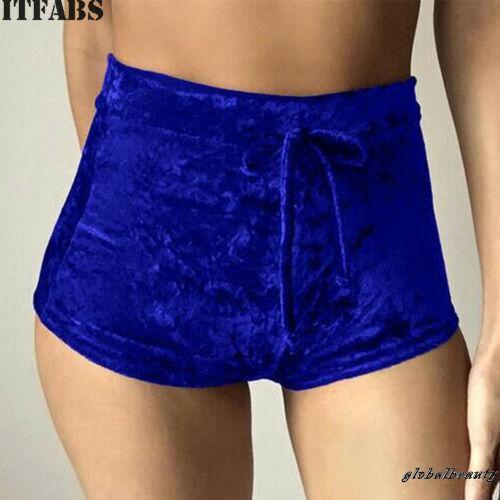 Quần đùi vải nhung lưng thun mềm dành cho phái đẹp | BigBuy360 - bigbuy360.vn