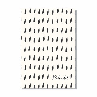 Vở kẻ ngang Crabit Pokadot Phẩy đen - 80 trang