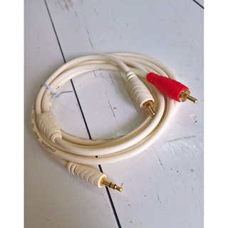 Dây cable loa 1 đầu 3.5 ra 2 av dài 1.8m