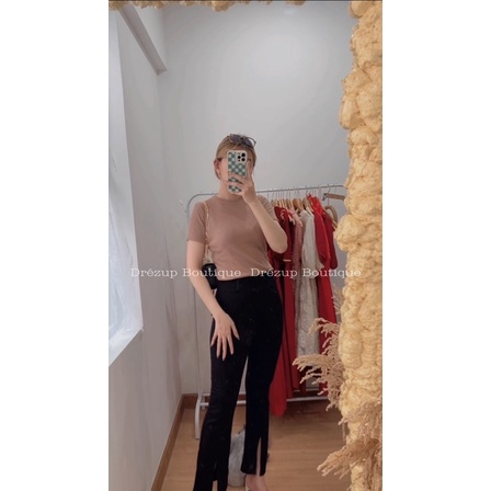 Áo thun waffle basic - Drézup Boutique