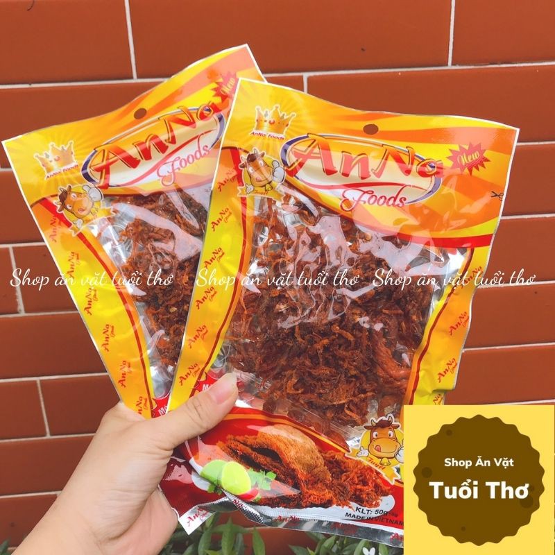 Gói 50g Thịt Bò Khô, Khô Heo Giả Bò Thơm Ngon