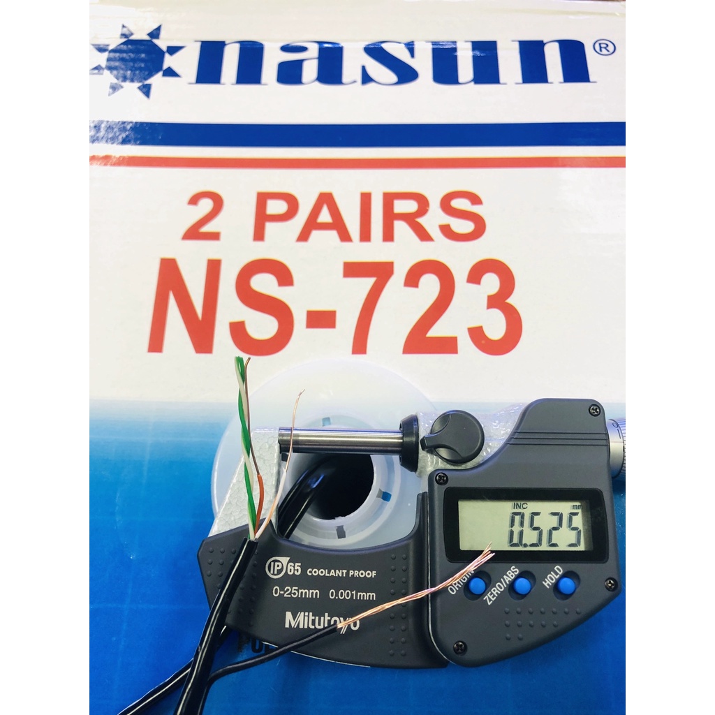 Cáp mạng 4 lõi dây cường lực Nasun 723