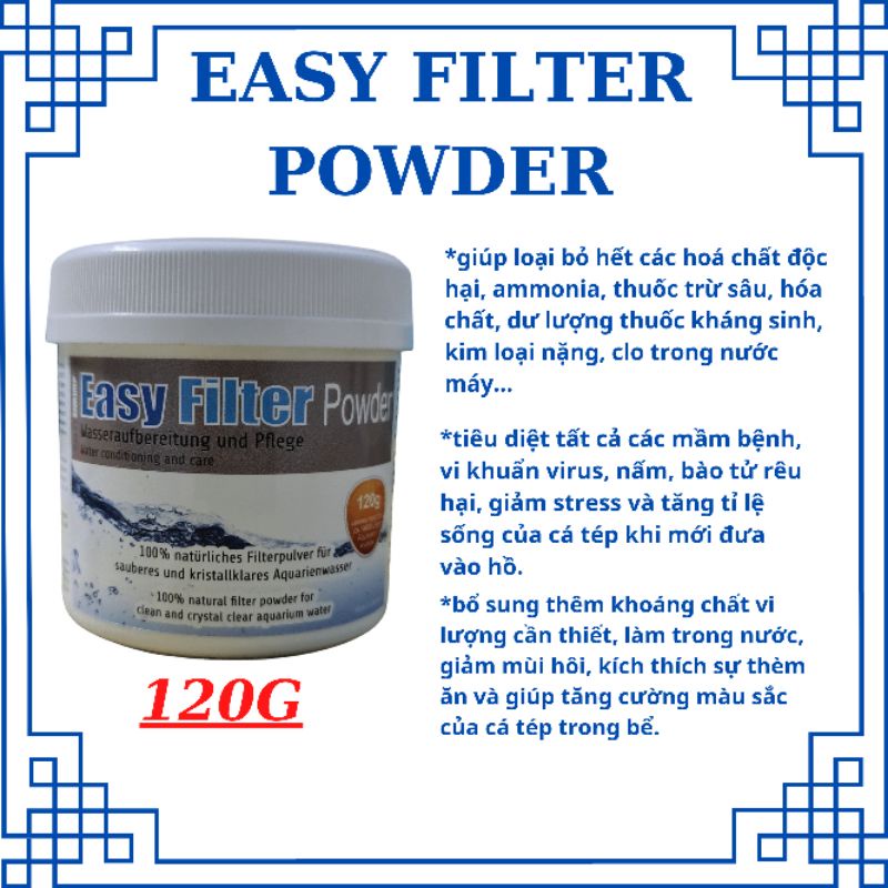 easy filter 120g bột lọc nước từ Đức