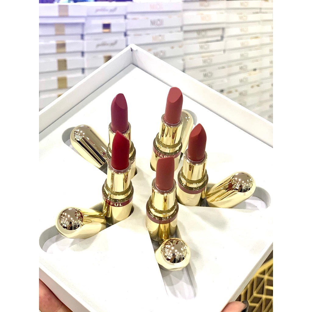 ✅[ CHÍNH HÃNG ] SON MINI-SET 5 SON THỎI CAO CẤP 𝗚𝗼𝗹𝗱𝗲𝗻 𝗚𝗶𝗳𝘁 [ SIÊU SALE ]⚡