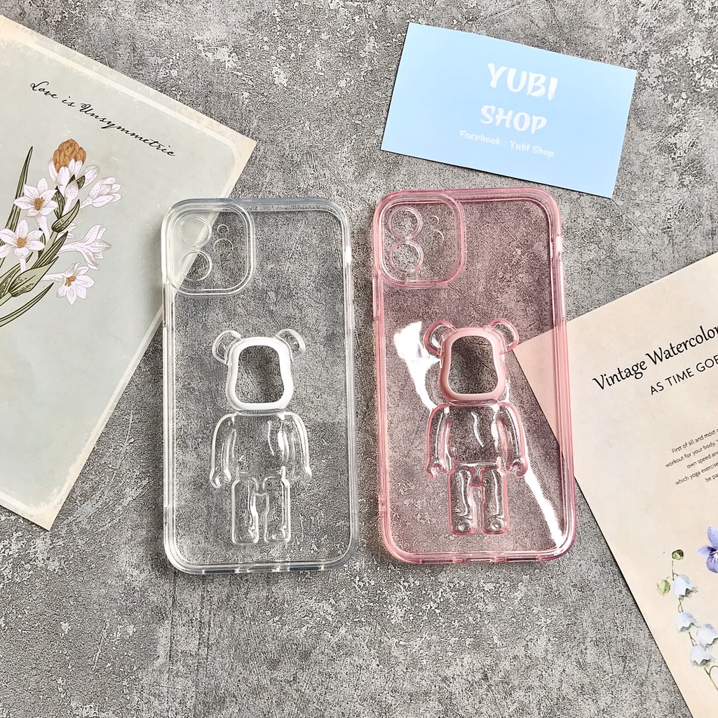 Ốp lưng Iphone gấu hở táo - Iphone X/Xr/Xs/11/12/13/Pro/Max/Promax - YUBI SHOP