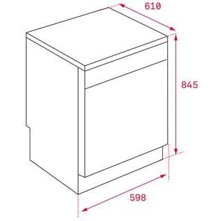 Máy Rửa Bát Teka LP8 820