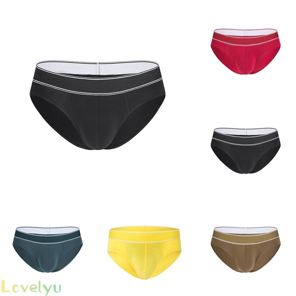 &lt;READY STOCK&gt;Men Underwear Comfortable M-2XL Modal Panties Sexy Size M~2XL Soft Thongs100% brand new！