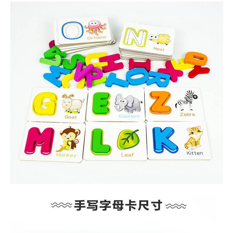 Bộ Thẻ Học Chữ Cái Tiếng Anh Giáo Dục Sớm Cho Bé