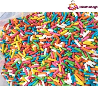 Cốm màu đủ loại gói 100g