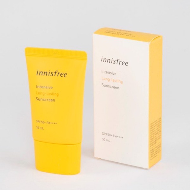 [ tặng kèm mặt nạ ] KEM CHỐNG NẮNG  INNISFREE INTENSIVE LONG LASTING SUNSCREEN SPF50+ PA++++ 50ML