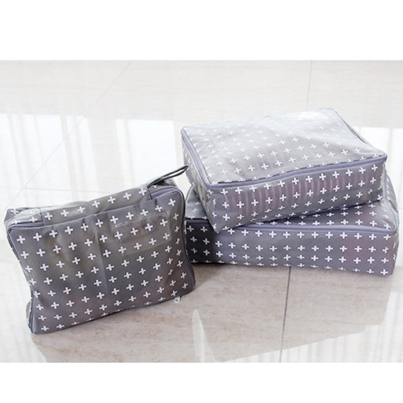 Túi du lịch có dây kéo Ollyhome, Túi đựng quần áo du lịch, Túi đựng đồ lót, Túi đựng đồ trang điểm, mỹ phẩm du lịch