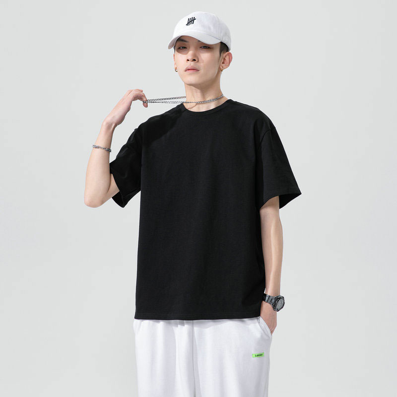 Áo Thun Nam Tay Ngắn Cổ Tròn 100% Cotton