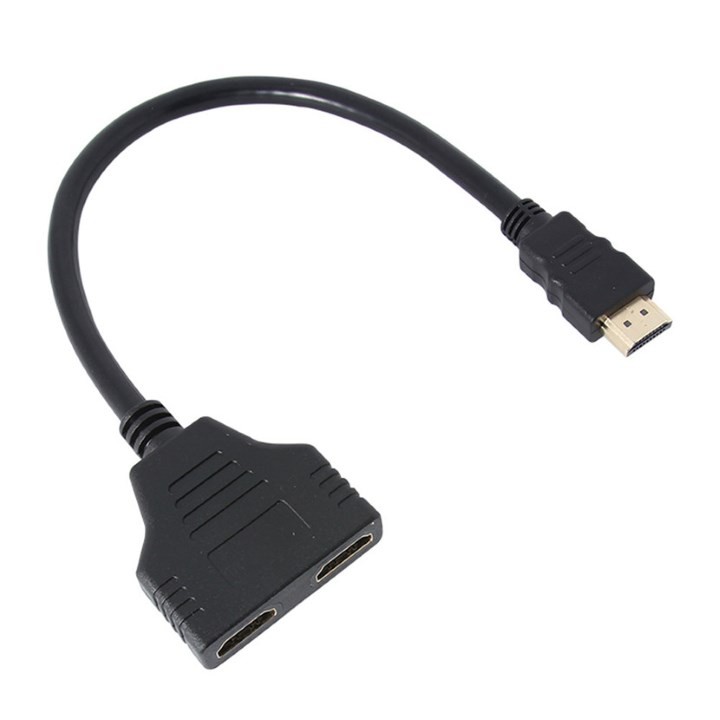 DÂY CHIA TÍN HIỆU HDMI 1 RA 2 - TỪ 1 NGUỒN PHÁT XUẤT RA 2 MÀN HÌNH MÁY CHIẾU, TIVI